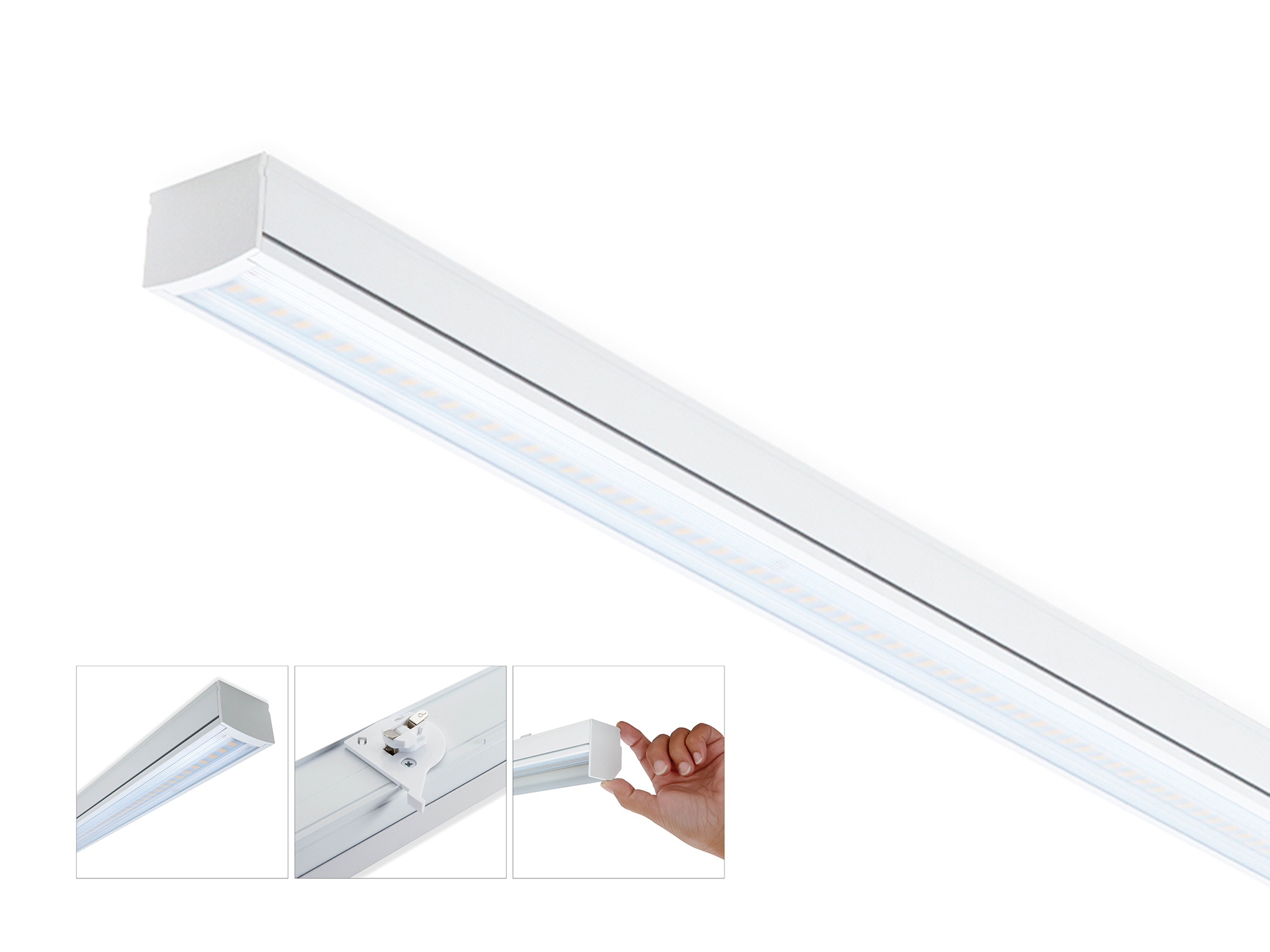 480 Retailer, a linear track luminaire that  delivers an unprecedented lighting quality that makes merchandise pop, accurately depicting color with a 94 Color Rendering Index (CRI) and producing vivid reds with an R9 value of 90. 