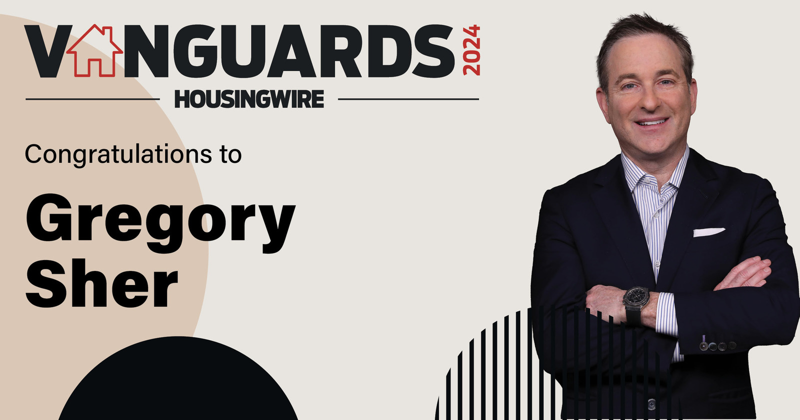 NFM Lending is proud to announce that Managing Director Greg Sher has been named a winner of HousingWire's prestigious 2024 Vanguard Award.