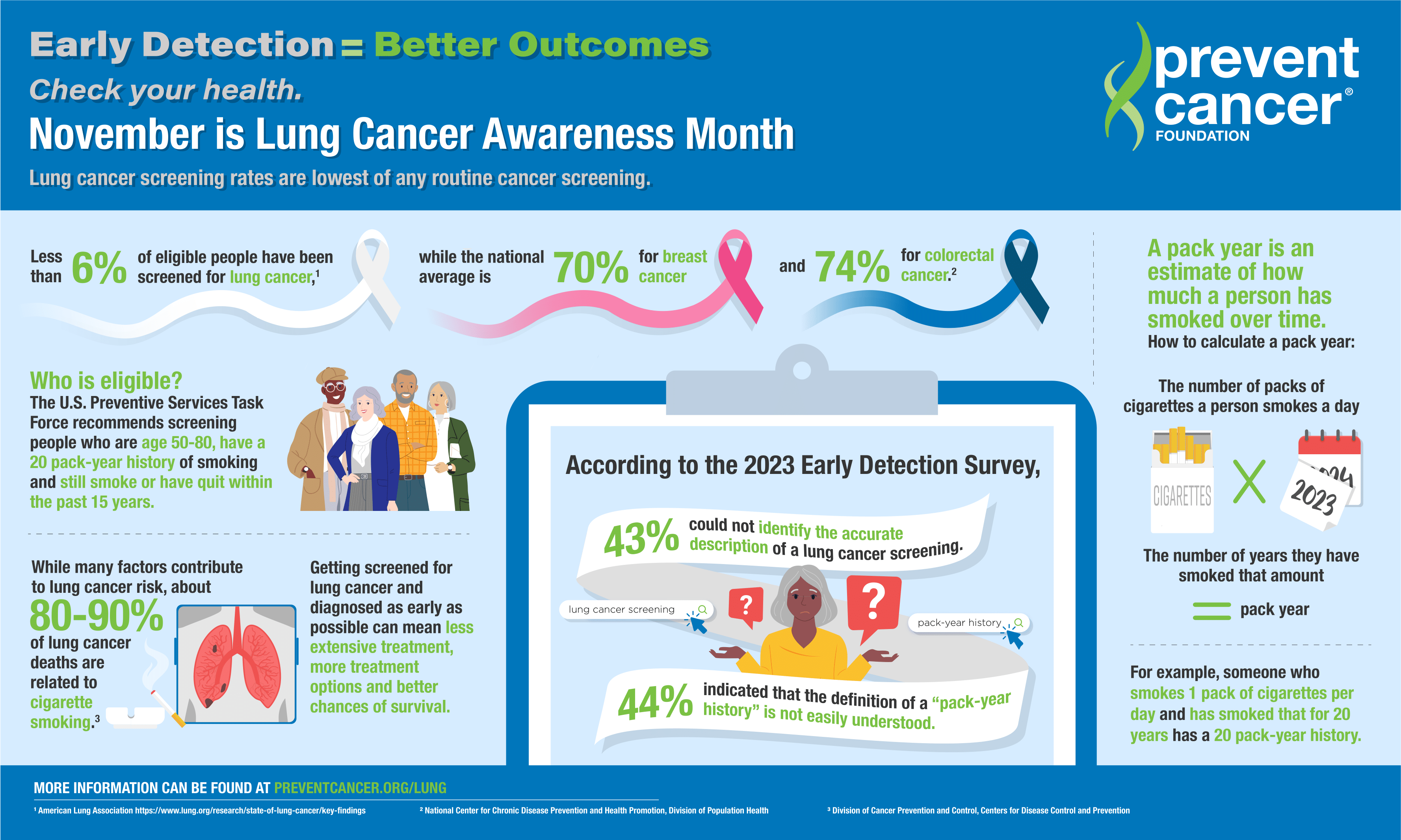 Lung Cancer Awareness Month Infographic
