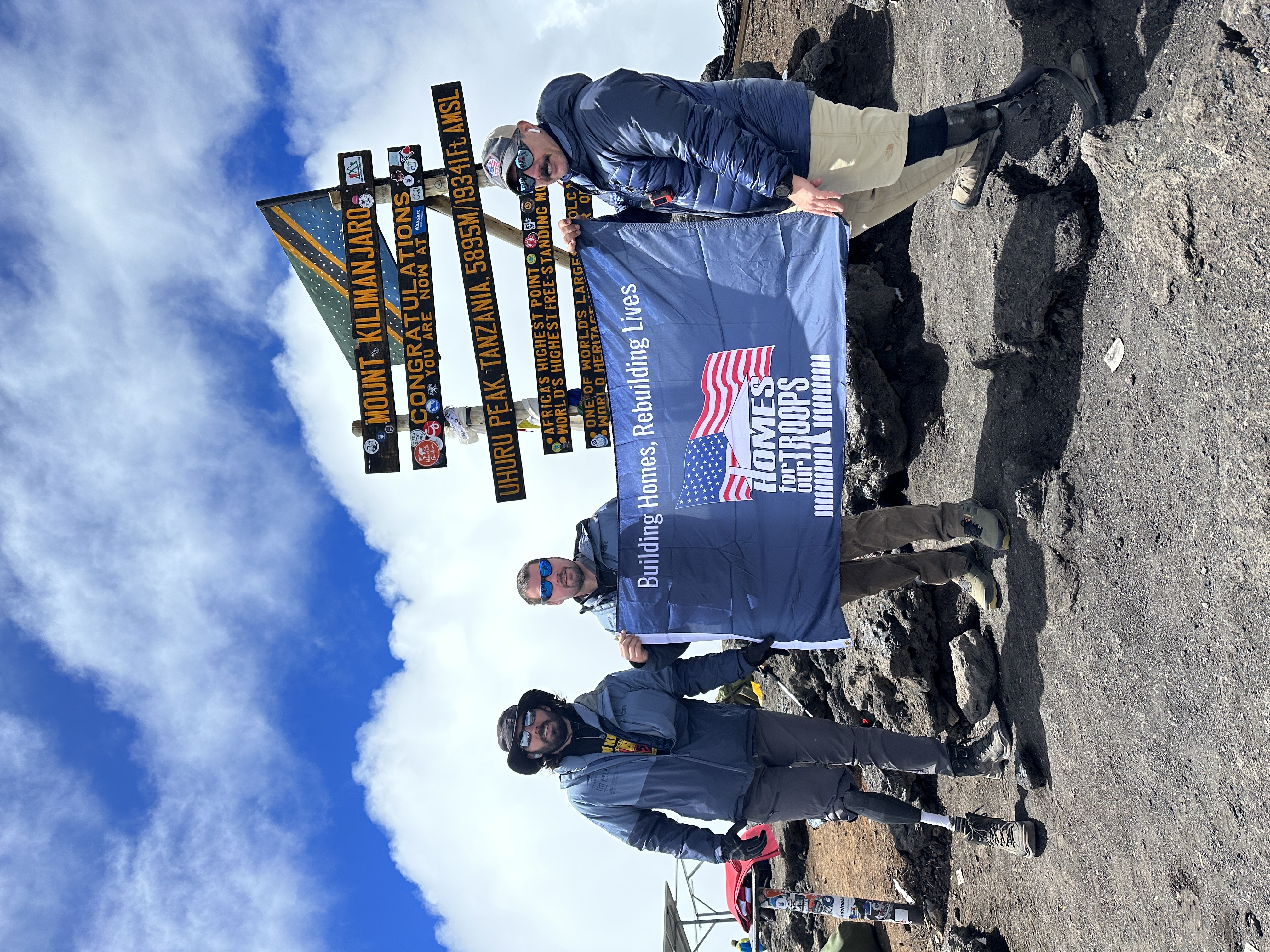 Severely injured post-9/11 Veterans  summit Mount Kilimanjaro to raise awareness for Veterans organizations