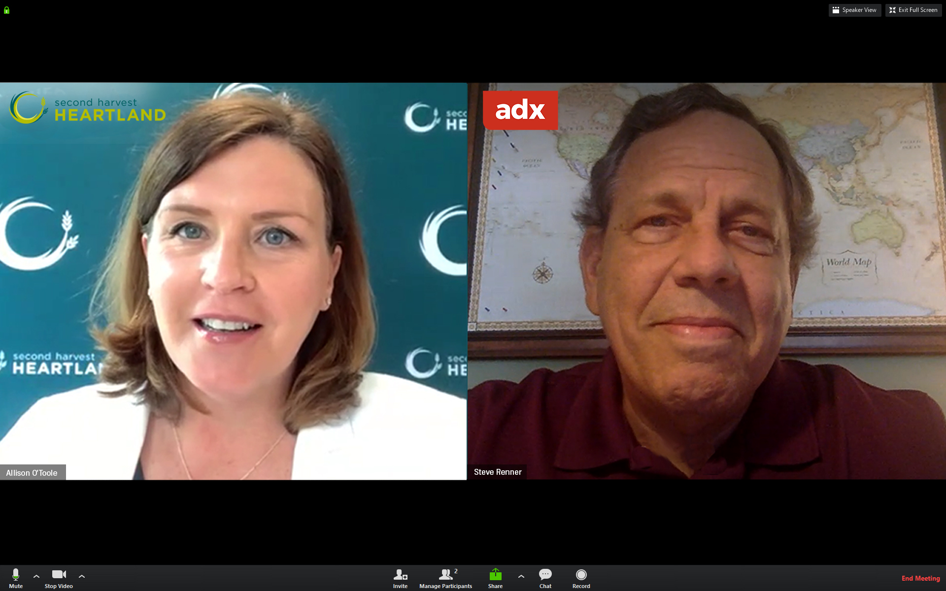 Steve Renner and Allison O'Toole Zoom Call 2020-06-16