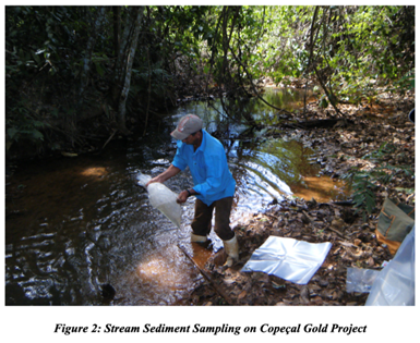 Stream Sediment Sampling on Copeçal Gold Project