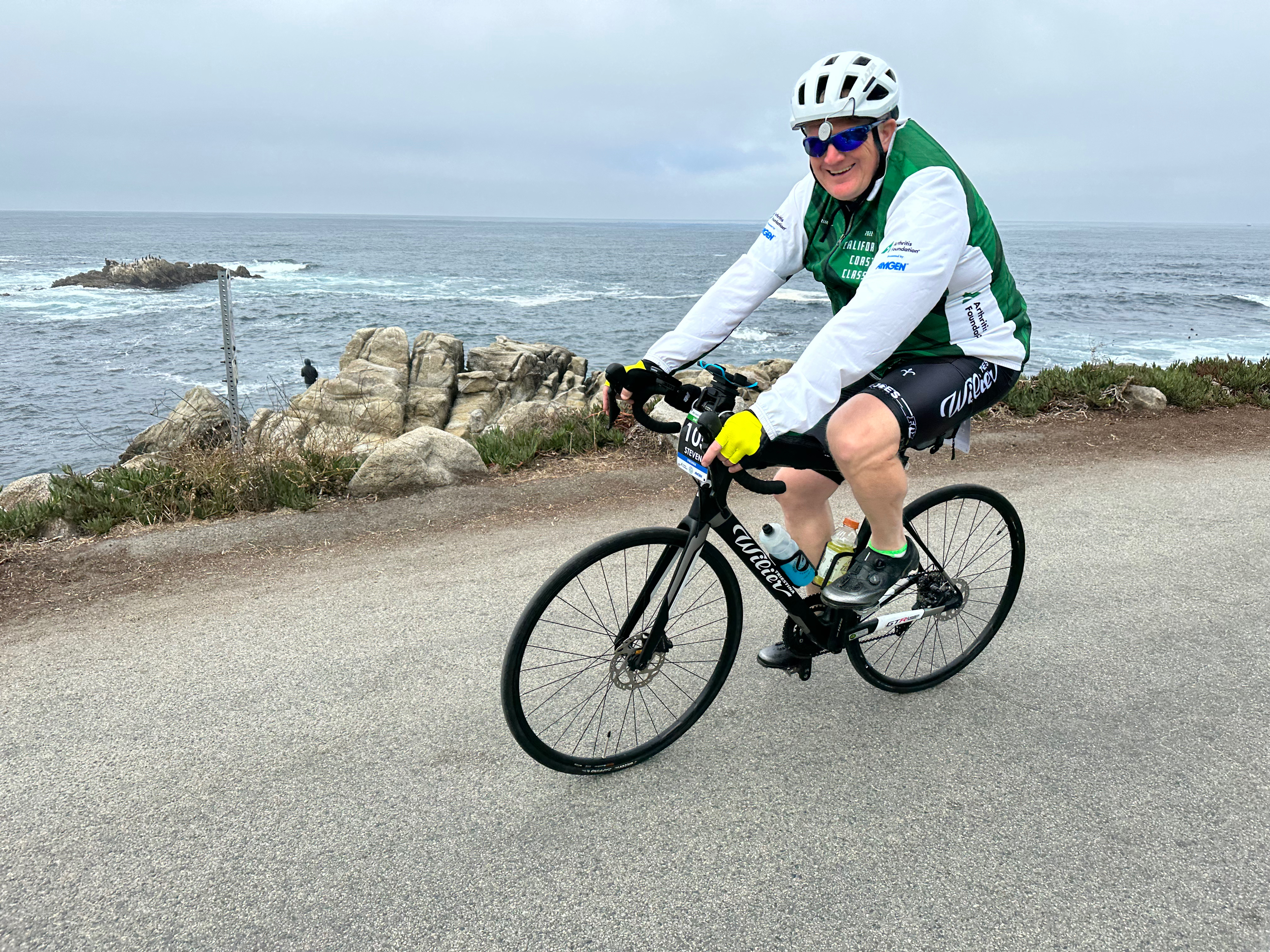 Arthritis Foundation President & CEO Steve Taylor participating in the 2023 California Coast Classic