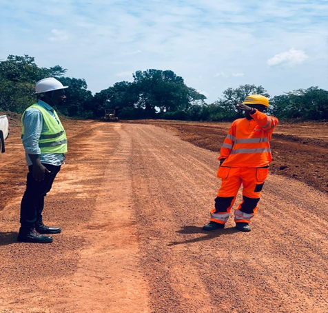 Image 6: Mining contractor Sarvodaya Mining Services Minim Martap site visit
