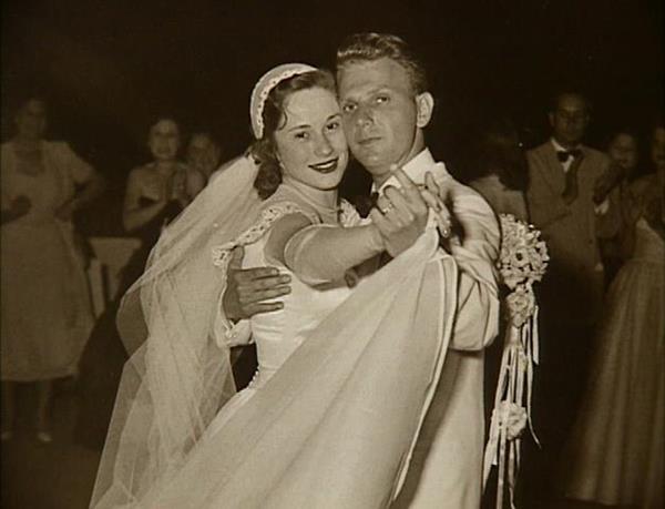 Henry and Marion Bloch at Wedding