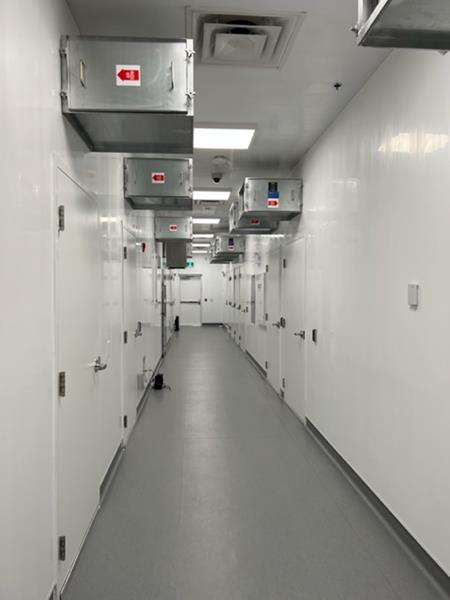 Inside facility