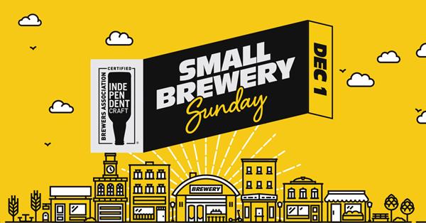 Celebrate Small Beer’s Big Impact on December 1, “Small Brewery Sunday”
