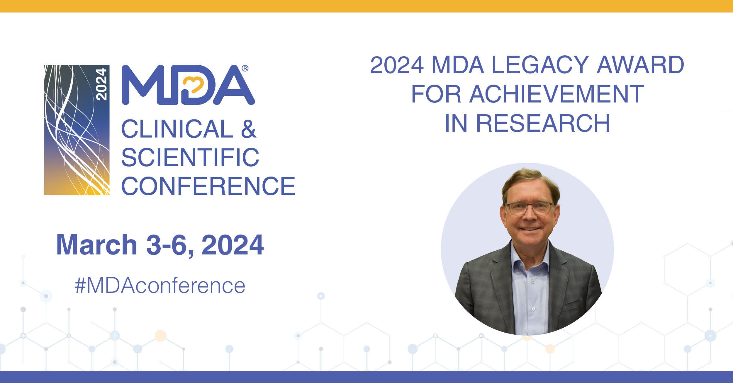 2024 MDA Legacy Award for Achievement in Research