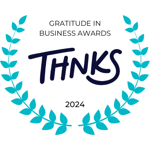 Thnks Gratitude in Business Awards logo - 2024