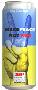 Tomorrow Brew Co's Make Peace Not War craft beer