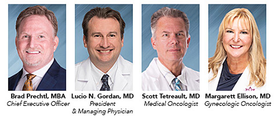 Chief Executive Officer - Brad Prechtl, MBA, President & Managing Physician - Lucio N. Gordan, MD, Medical Oncologist - Scott Tetreault, MD, Gynecologic Oncologist - Margarett Ellison, MD