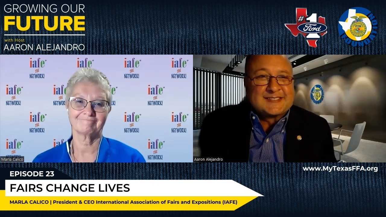 Marla Calico, President of International Association of Fairs and Expositions Interviewed on Growing Your Future Podcast