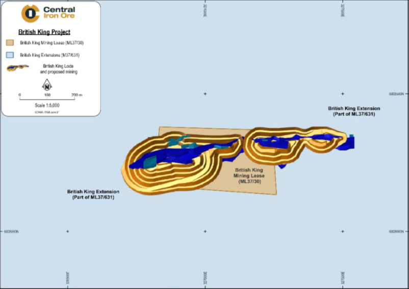 British King Mine Area and Extensions