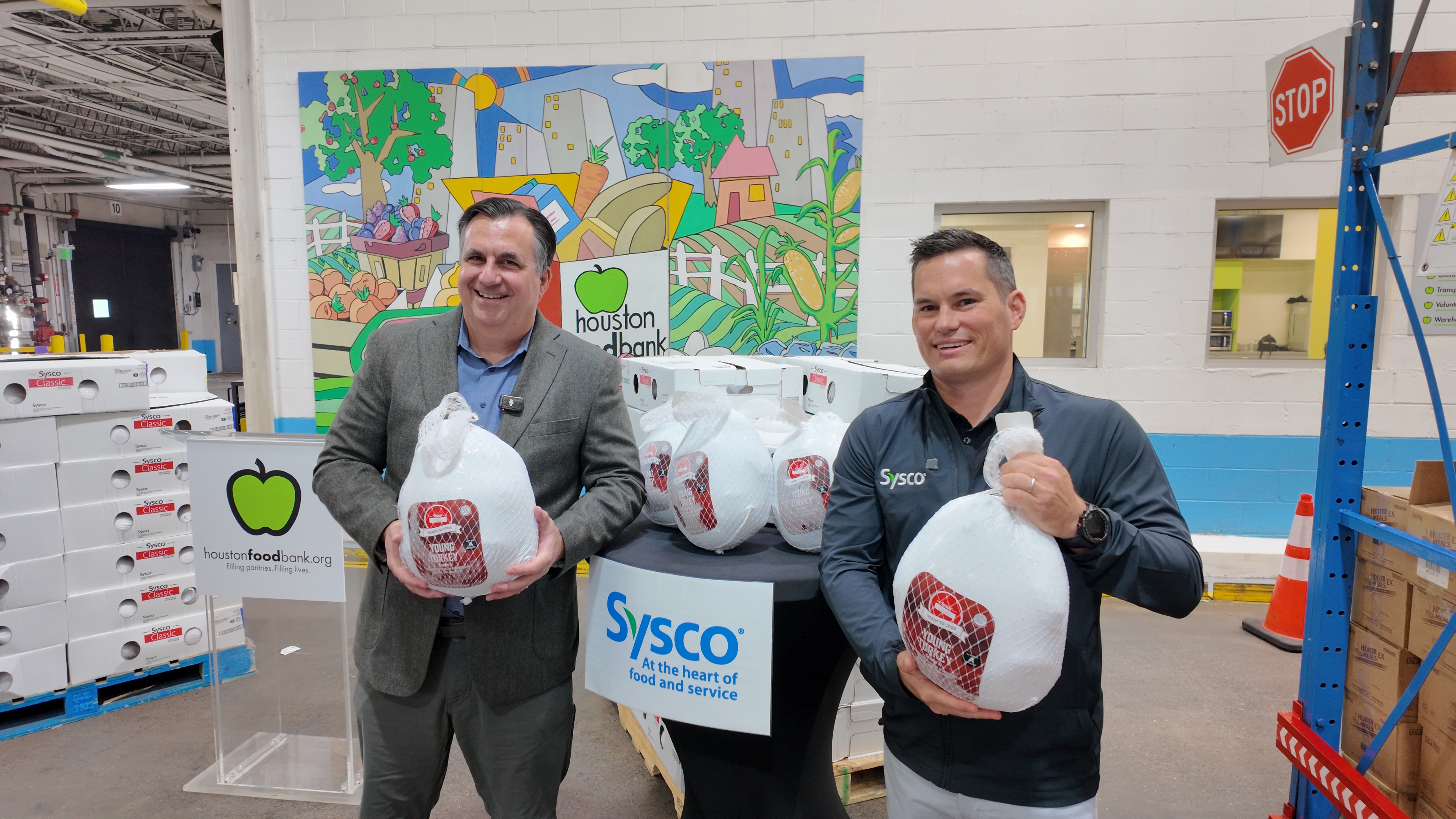 Sysco Houston Donates 2,500 Turkeys to Houston Food Bank
