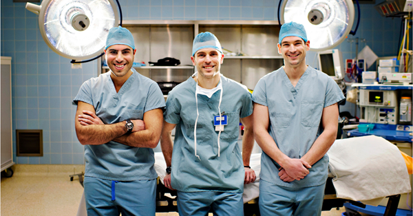 The co-founders of Intellijoint Surgical.  From left to right: Armen Bakirtzian, Co-founder & CEO, Andre Hladio, Co-founder & CTO, and Richard Fanson, Co-founder and CSO.