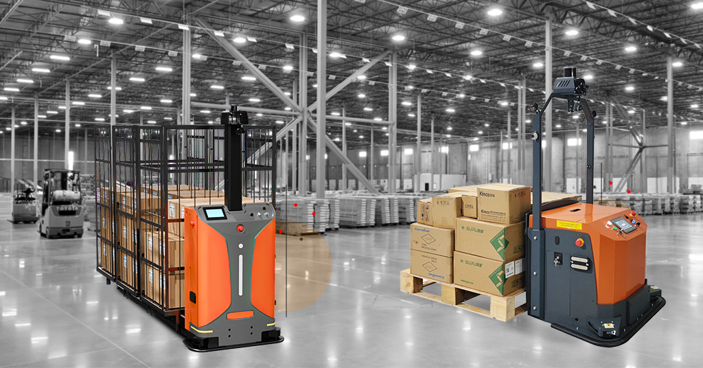 The newly patented Ranger Forklift bots are supported by GreyMatter’s pick assist and intralogistics service, creating the most intelligent solution.