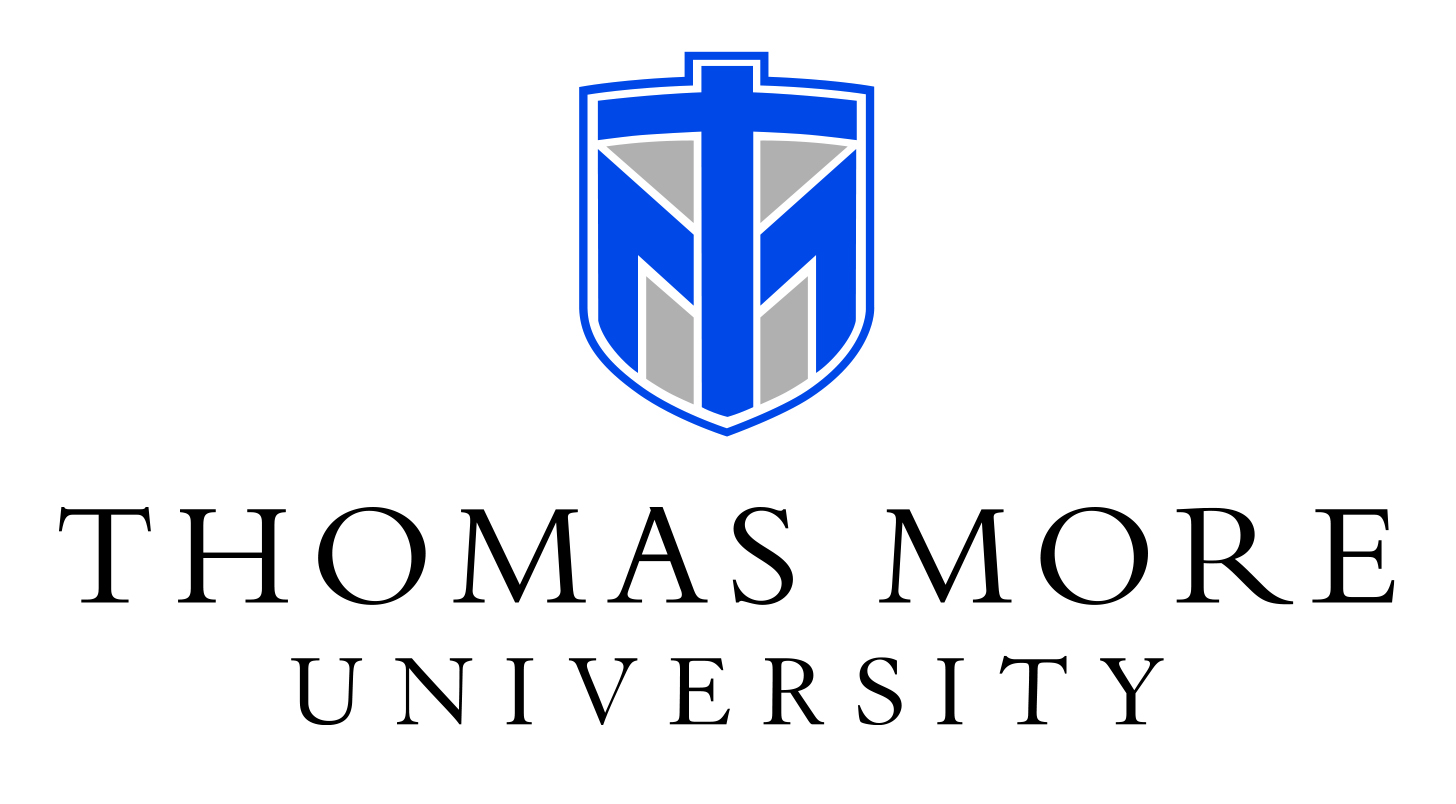 Thomas More University official logo - Founded in 1921, Thomas More University is private Catholic institution located in Crestview Hills, Kentucky.  As an ever-growing liberal arts institution, the University hosts more than 2,000 students annually, with a 14:1 student-teacher ratio, and forty-two undergraduate academic majors and three graduate programs.  #ThomasMore #ThomasMore100 #SaintsServe