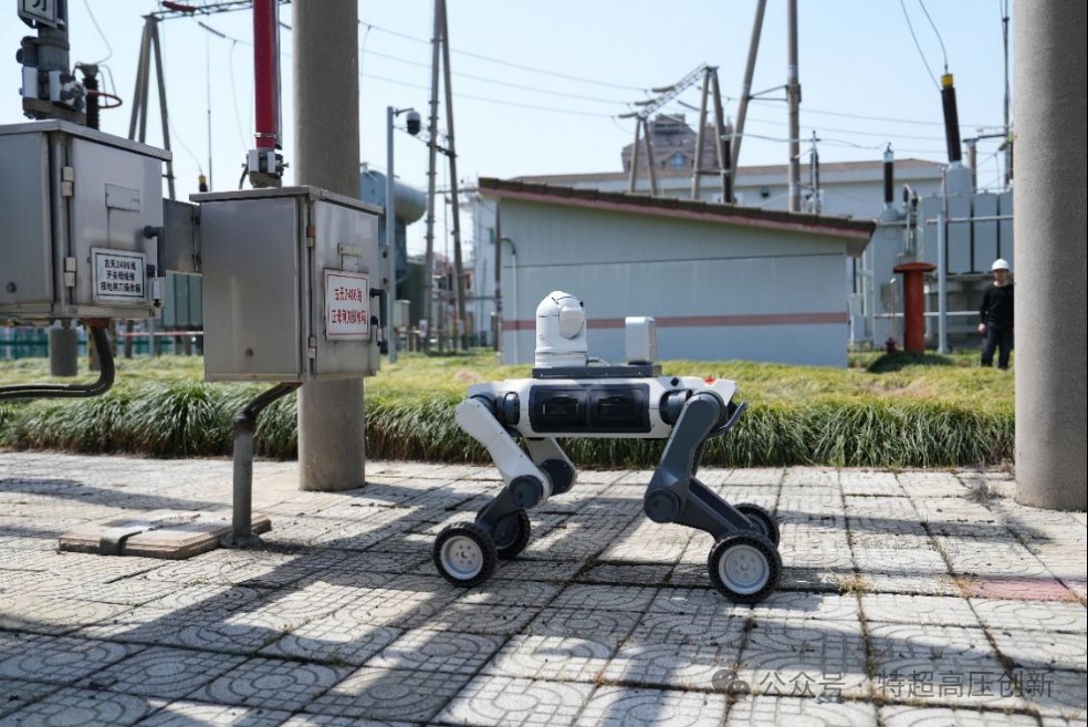 DEEP Robotics Lynx M20 Wheeled-Legged Robot in Power Inspection Application