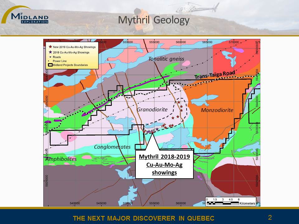 Figure 2 Mythril geology