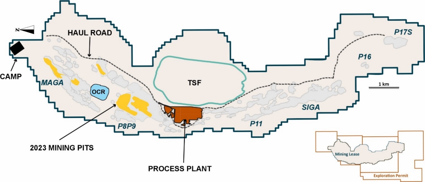 Bomboré Mine Layout and Infrastructure