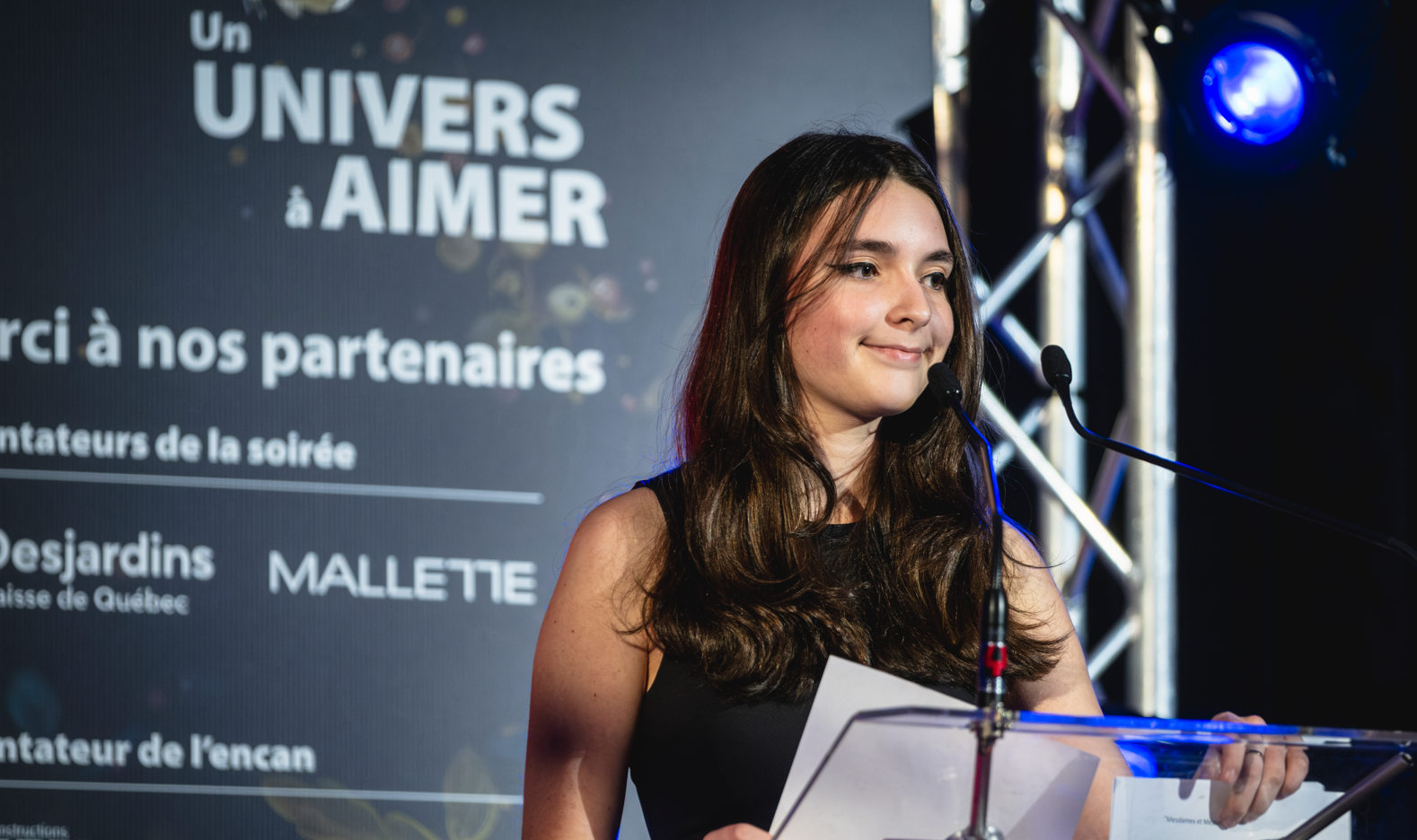 Gaëlle, participante au YMCA Saint-Roch. Photo : Catherine Tétreault