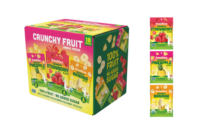 BranchOut Launches New Crunchy Fruit Multipack for Warehouse Club Expansion