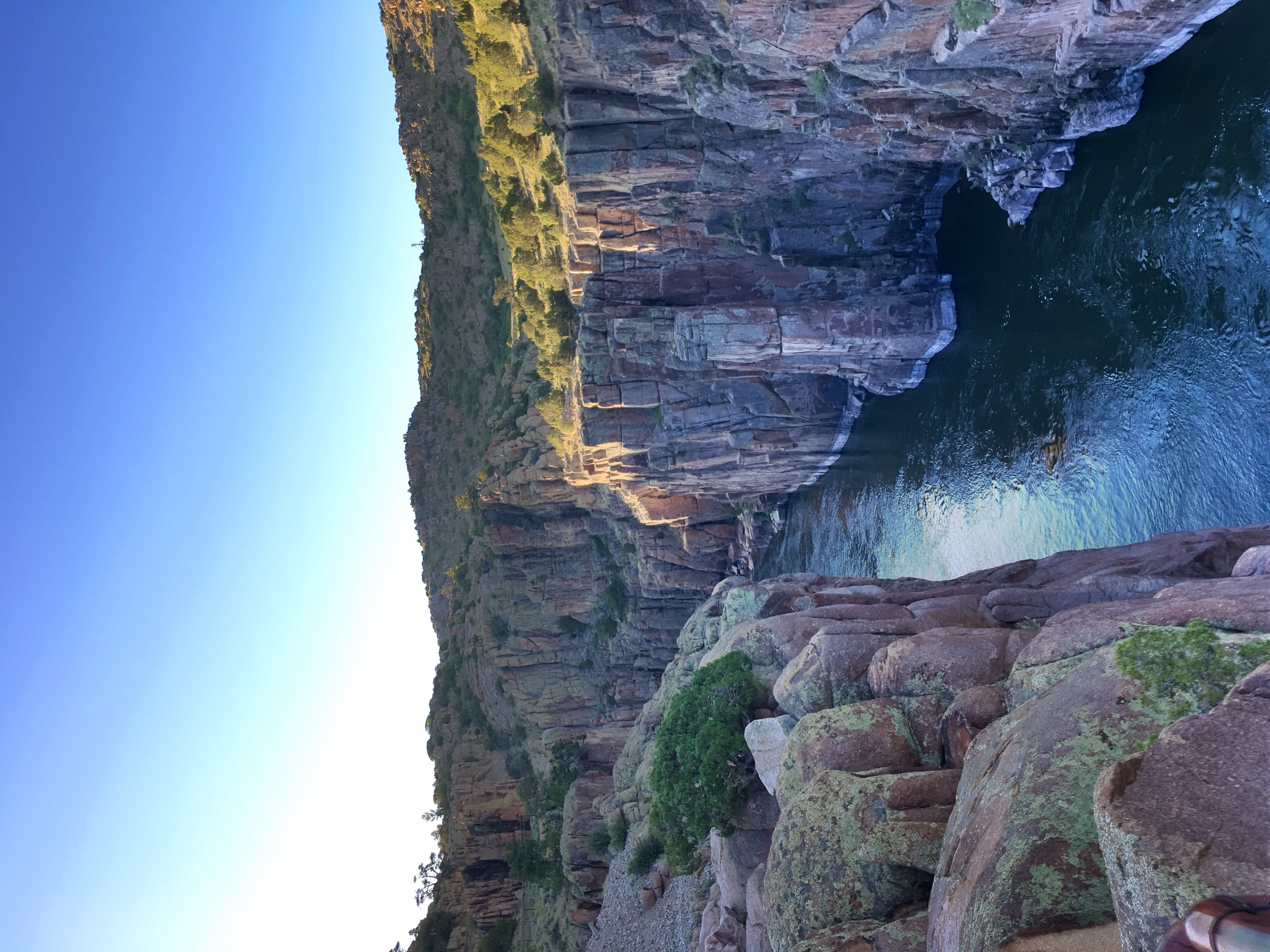 Situated a 30-minute drive from Casper is Fremont Canyon. Its steep cliffs play host to rock climbers, while the waters below serve as a playground for kayakers, fishermen and boaters, making it one of the most stunning places in Wyoming. 