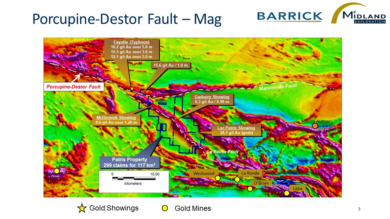 Figure 3 Porcupine-Destor Fault-MAG