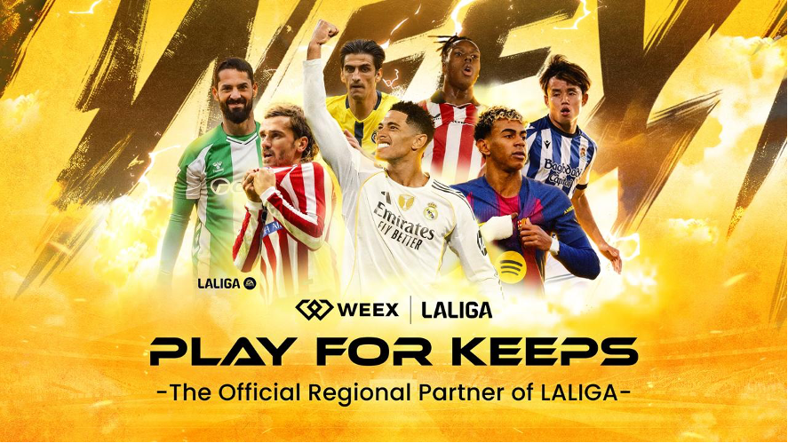 WEEX Partners with LALIGA to Expand Global Reach and Integrate Crypto into Mainstream Sports Culture