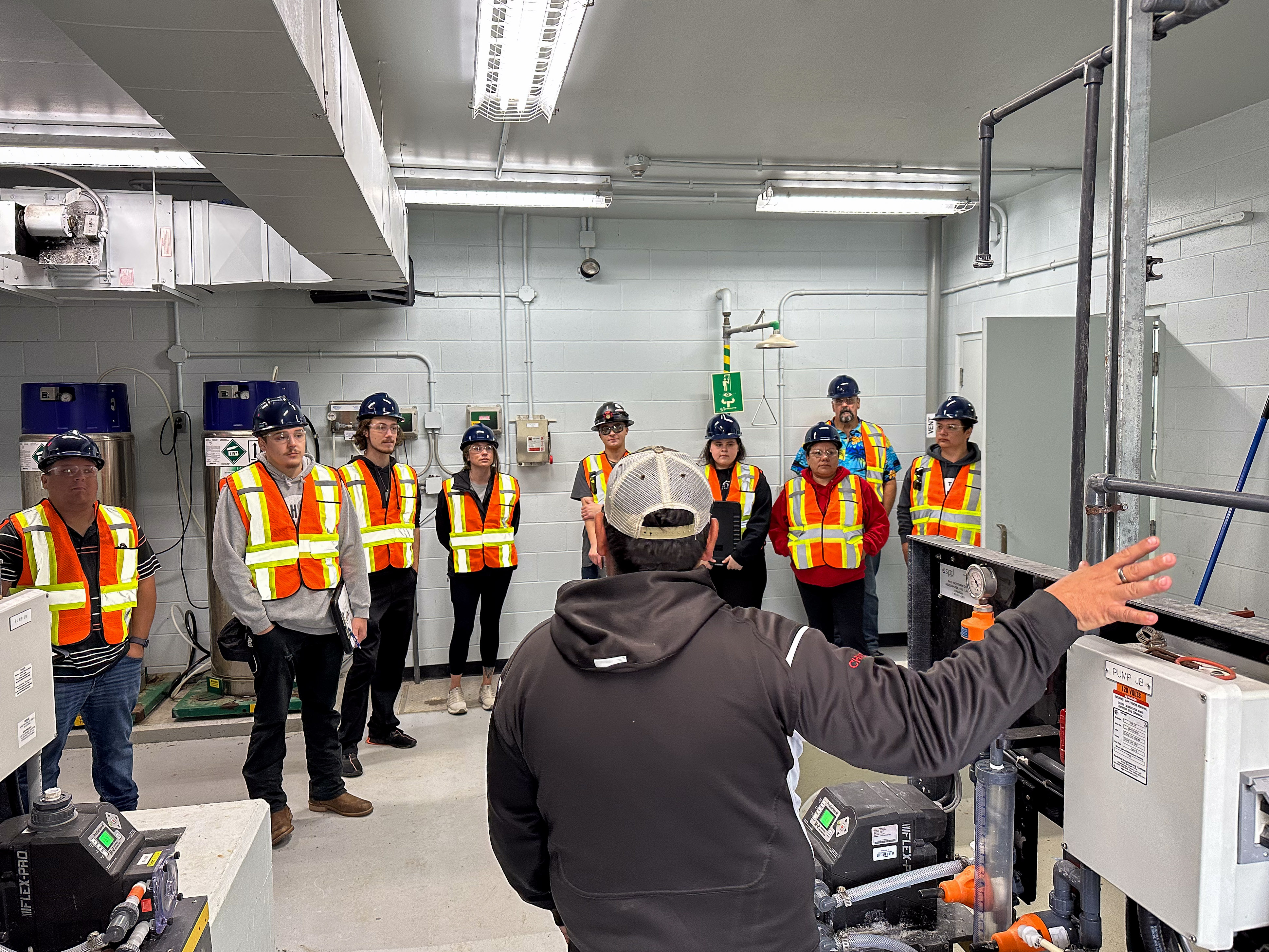 Tour of Rama First Nation water distribution system June 2023_photo 2