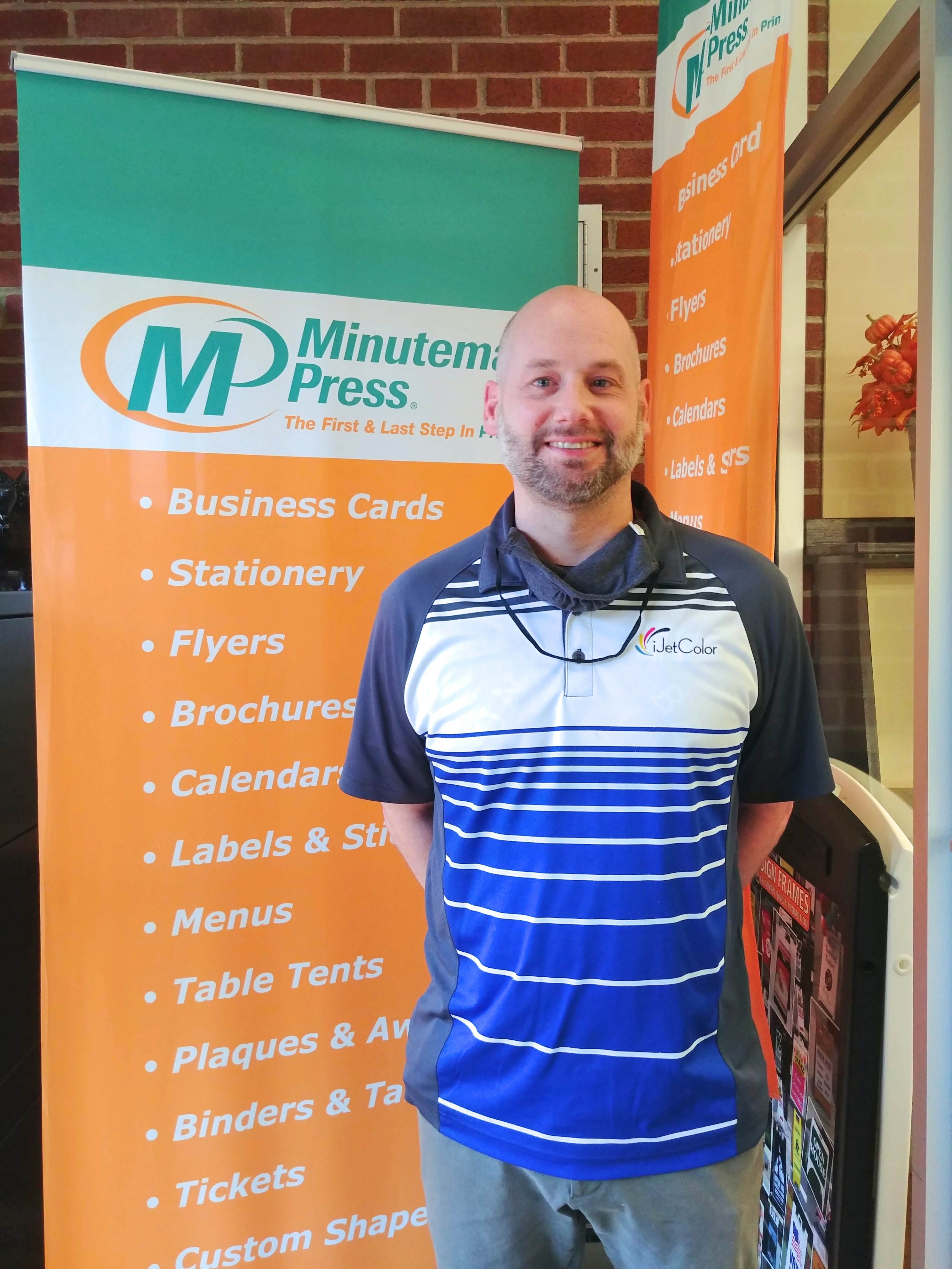 Minuteman Press franchise owner Jarrett Giegel