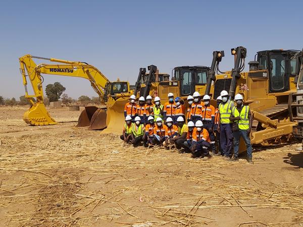 Mobilization of Sila heavy equipment to the Bomboré Gold Project 2