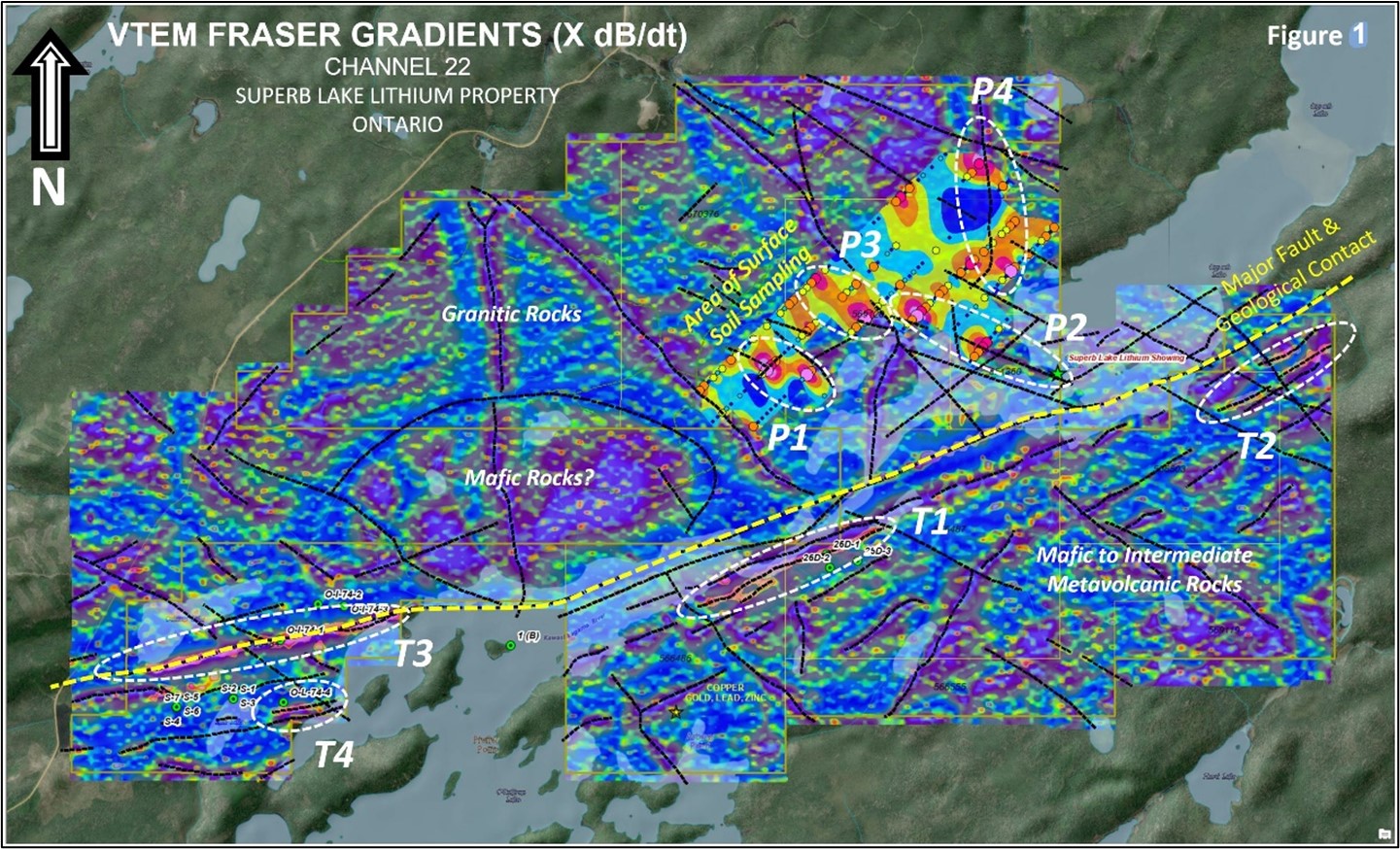 Geophysical Survey Interpretation Map