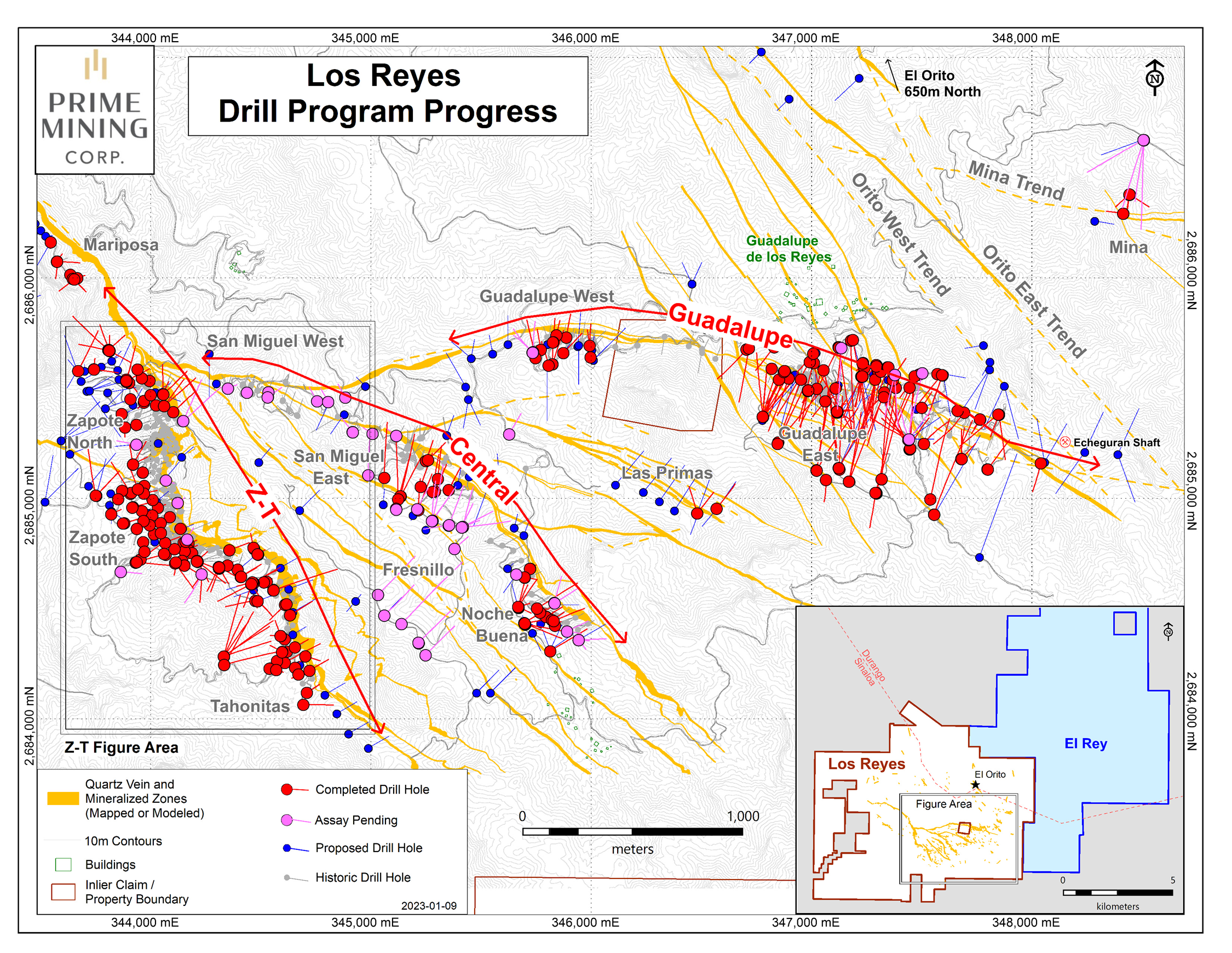 Los Reyes Project Area