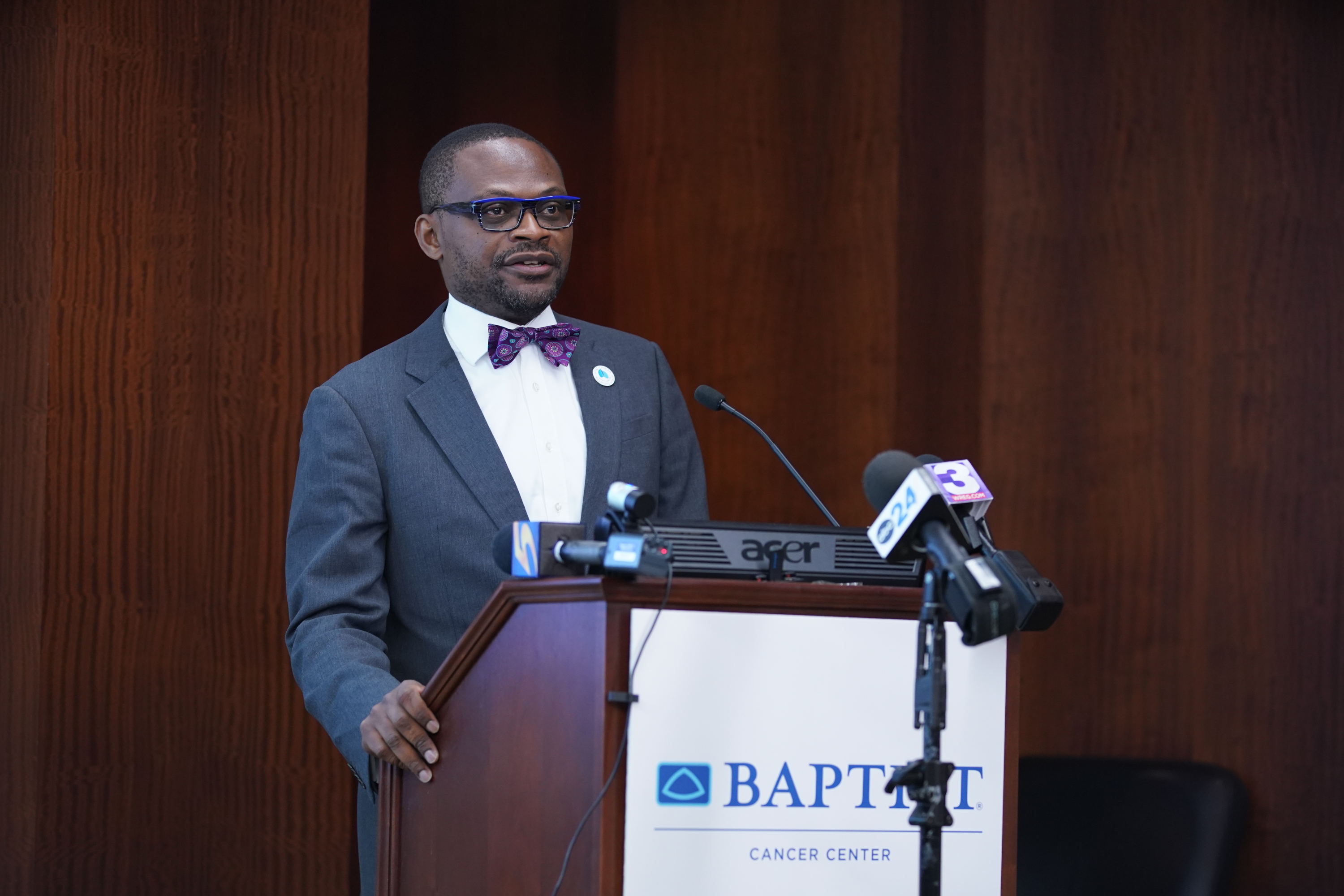 Baptist Cancer Center’s Dr. Raymond Osarogiagbon