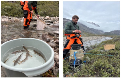 NIRAS team undertaking August 2025 baseline marine sampling