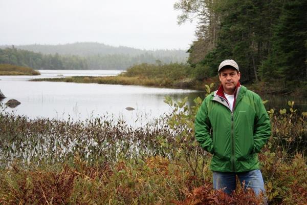 Ray Plourde at Ship Harbour-Long Lake Wilderness area (credit to:Ecology Action Centre)