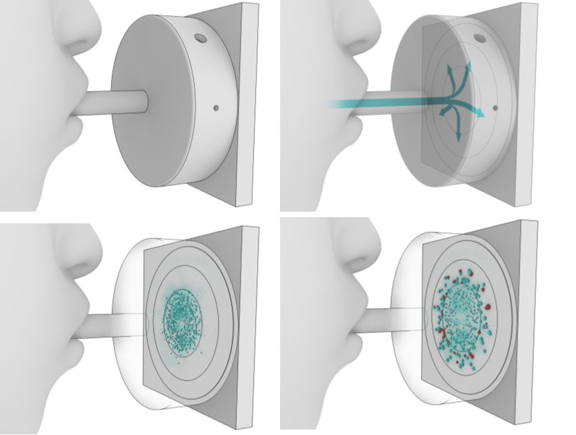 Diagram of Innovative BlowFISH Device in Use