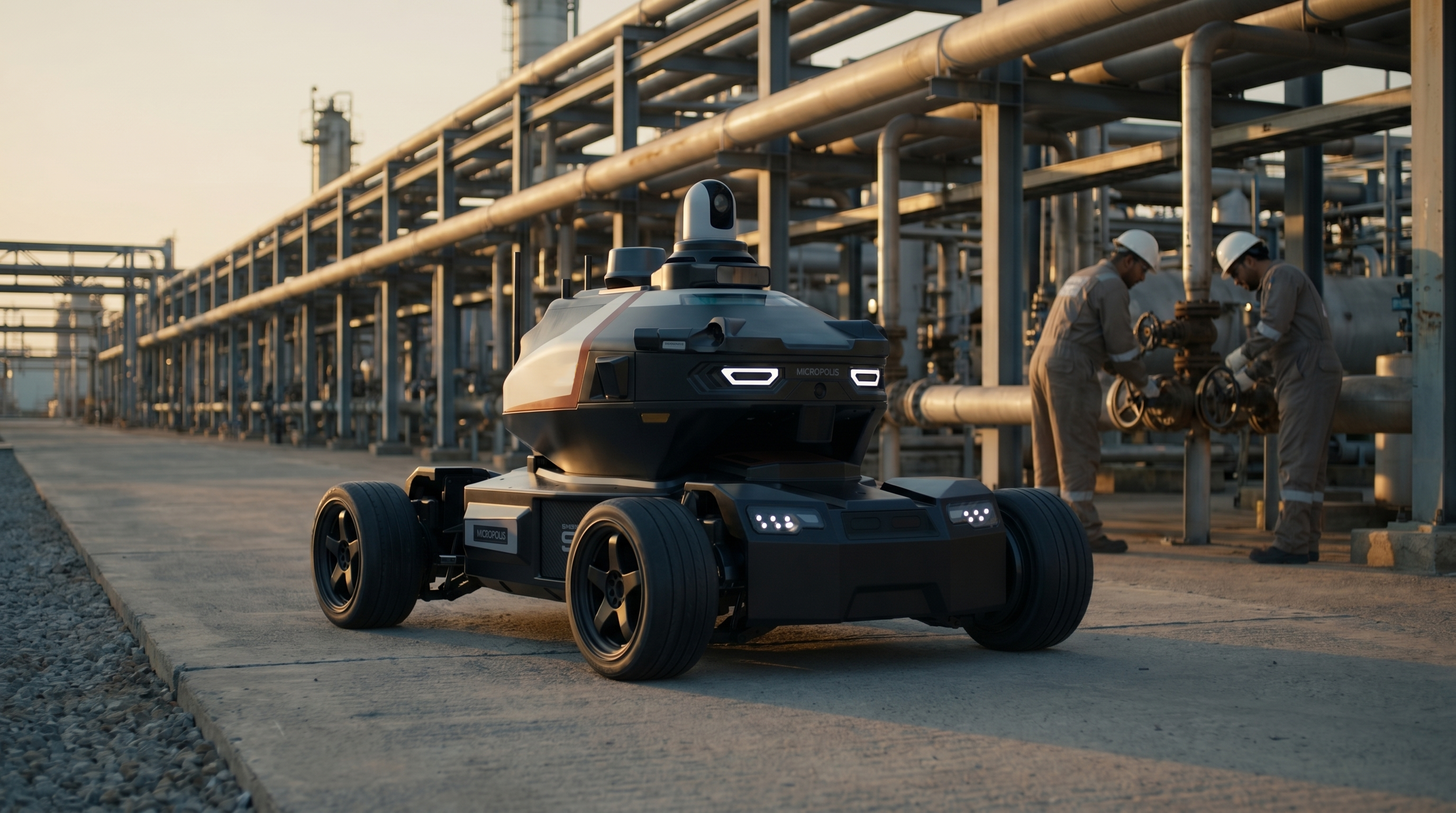 Micropolis Robotics’ autonomous platform supports inspection, surveillance and operational monitoring across complex energy environments.