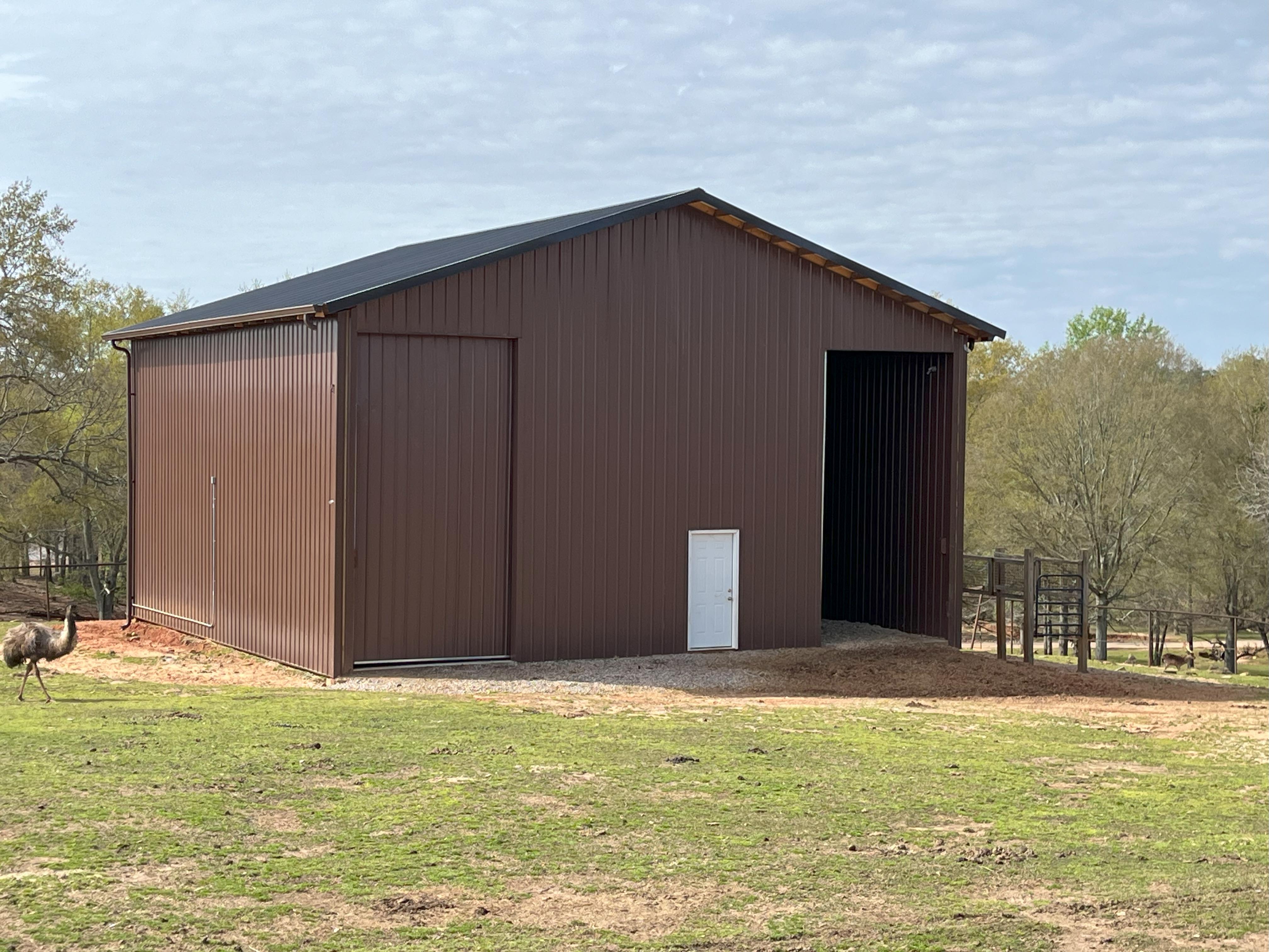 New Giraffe Barn