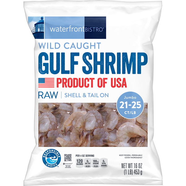 Albertsons Companies' waterfront BISTRO Wild Caught Gulf Shrimp