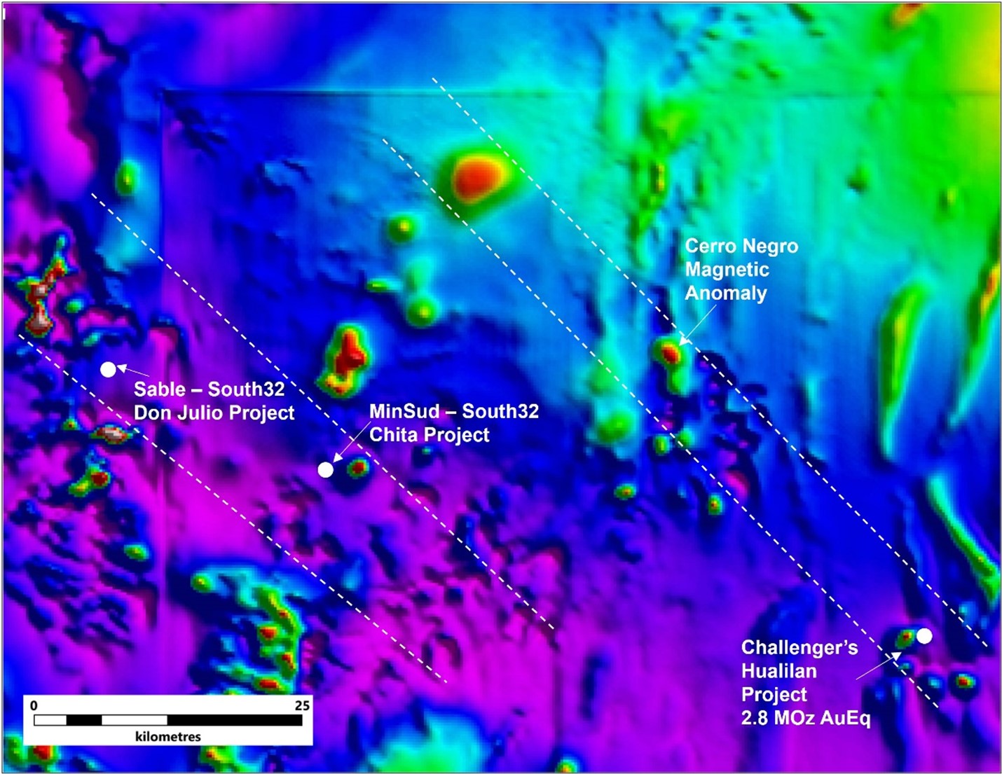 Location and Metallogenic Regional Context of the Cerro Negro project.