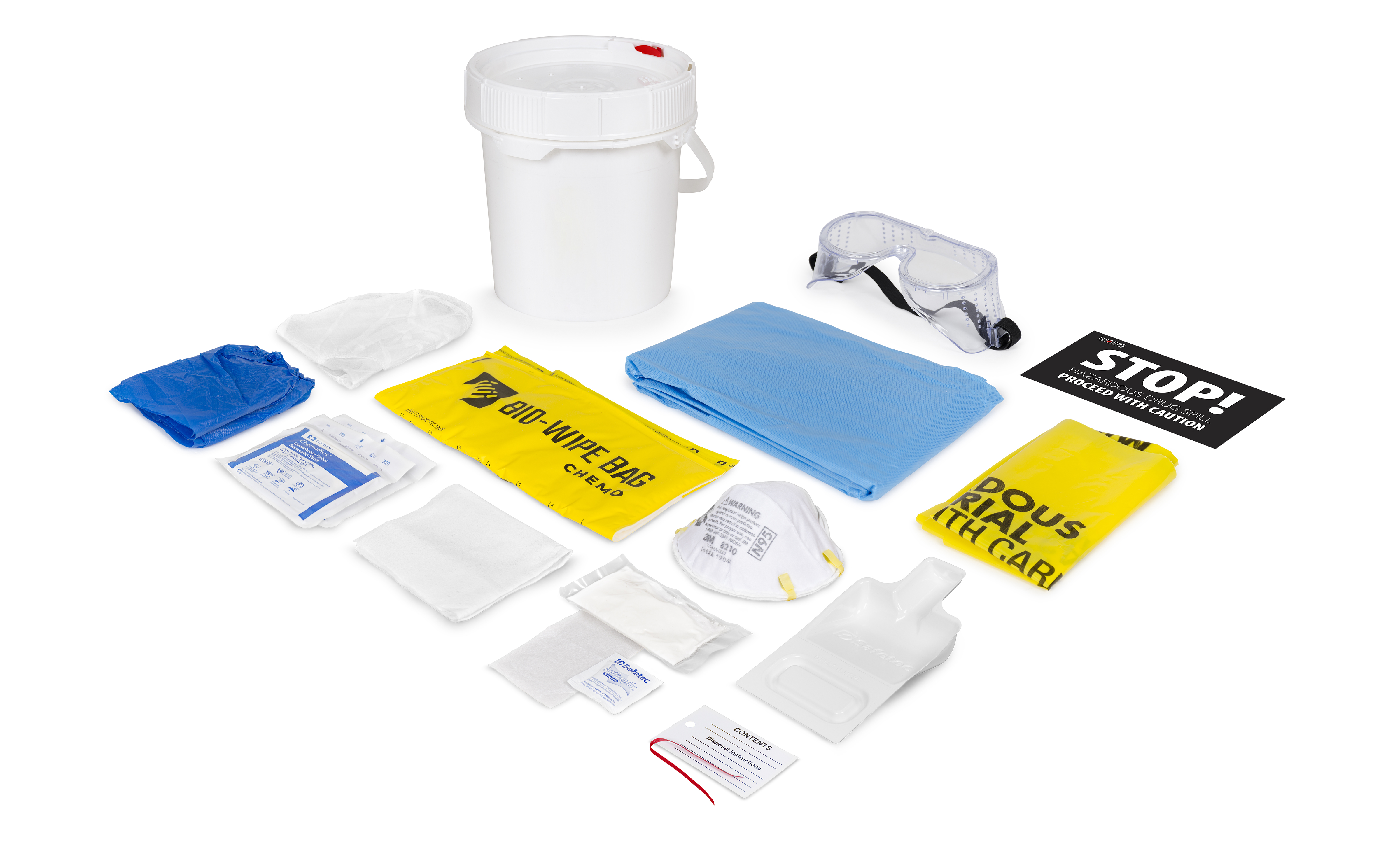 50081 SCI Hazardous Drug Spill Control Kit with Pail