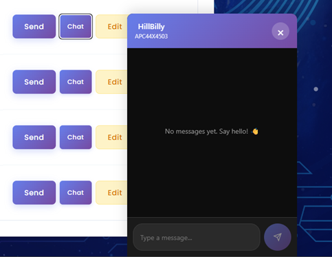 ApolloCASH Real-Time Chat