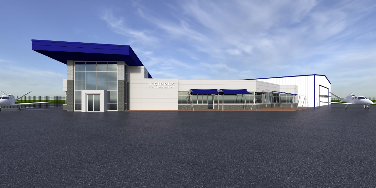 In late 2020, Cirrus Aircraft will open a newly built, dedicated facility at the McKinney National Airport (KTKI) that that offers flight training, maintenance and aircraft management.