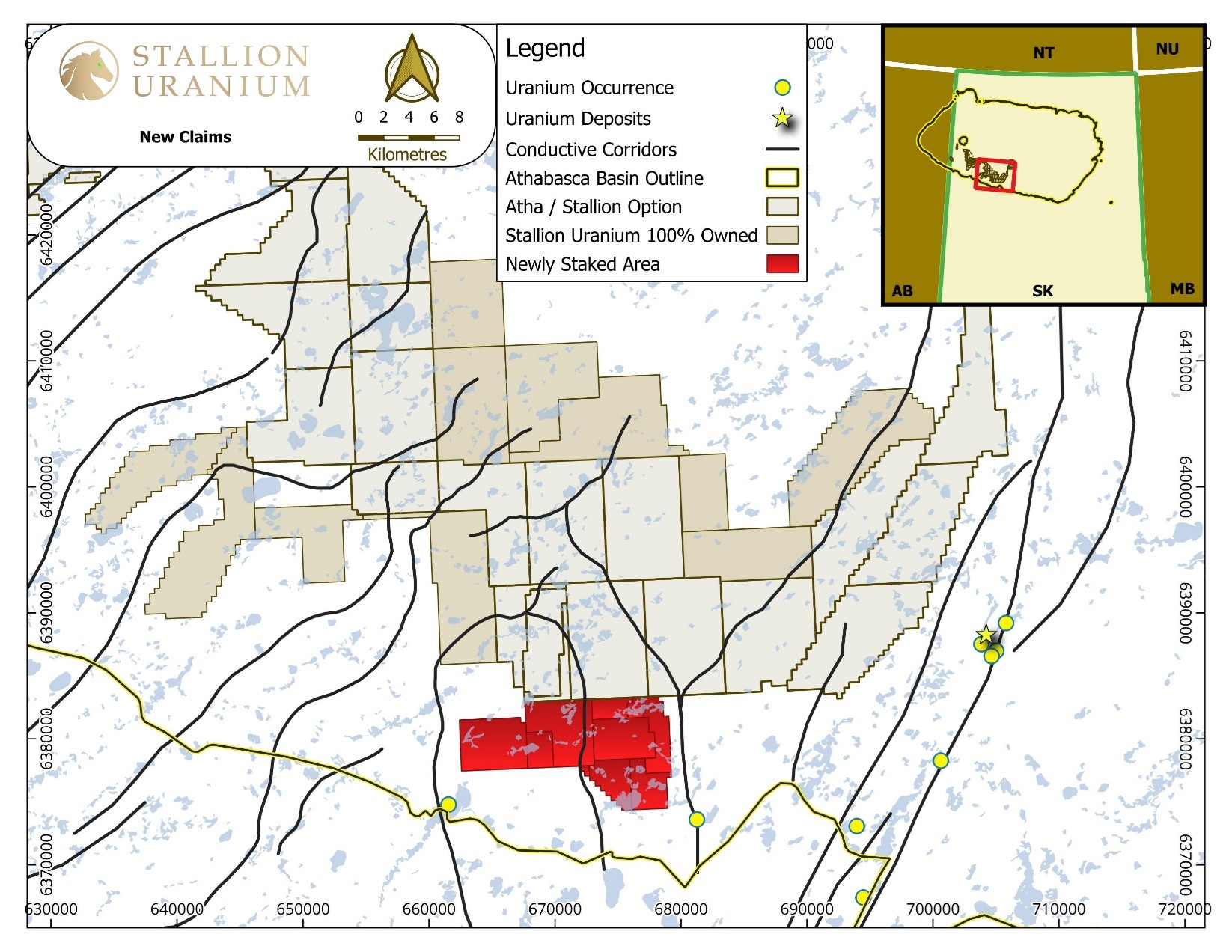 Stallion's Newly Staked 9,993ha Stone Island Project