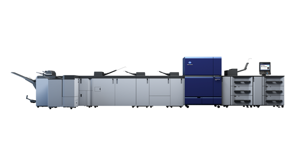 Konica Minolta’s AccurioPress C14000 Series high-volume production press. Both the AccurioPress C14000 and C12000 have earned Idealliance® Digital Electrophotographic Press Certification and ISO/PAS 15339 System Certification.