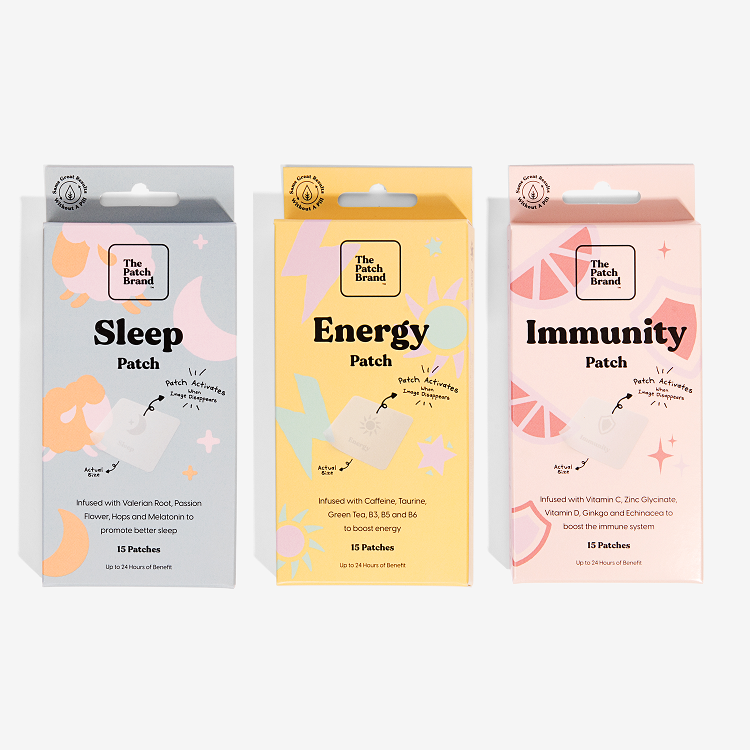 The Patch Brand Vitamin Sleep Patches - Powerful Wellness Vitamins You Can Wear - 2 Count (30 Patches)