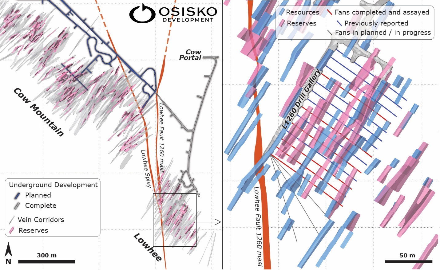 Figure 2: Location and overview of the ongoing 13,000-meter infill drilling campaign.