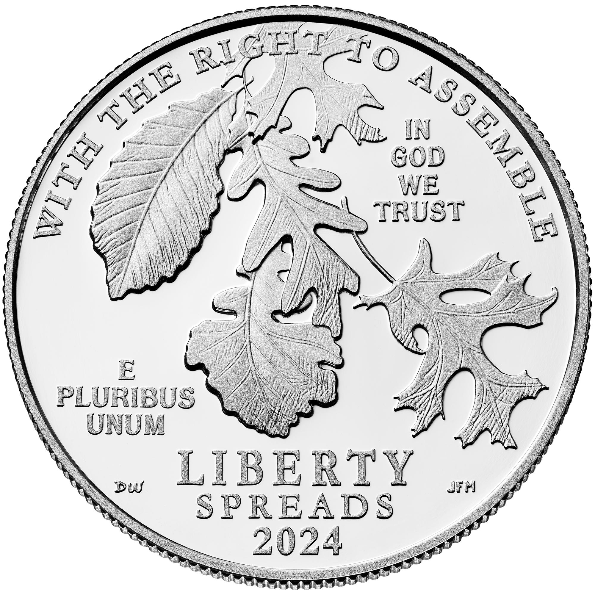 First Amendment to the United States Constitution Platinum Proof Coin 